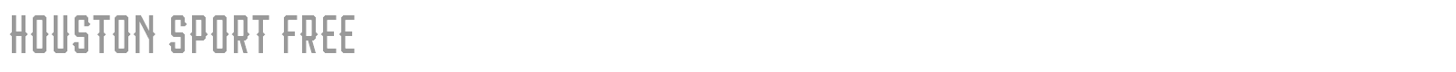 Houston Sport font preview